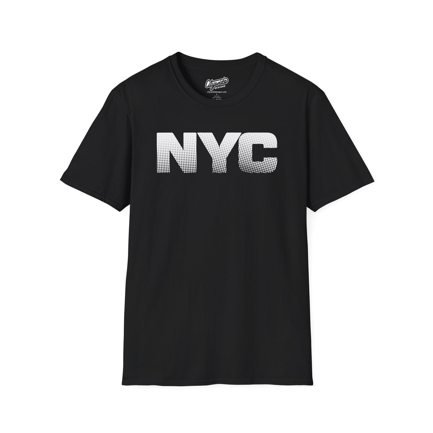 NYC Pop Art Graphic Tee Design Using Halftone Effect