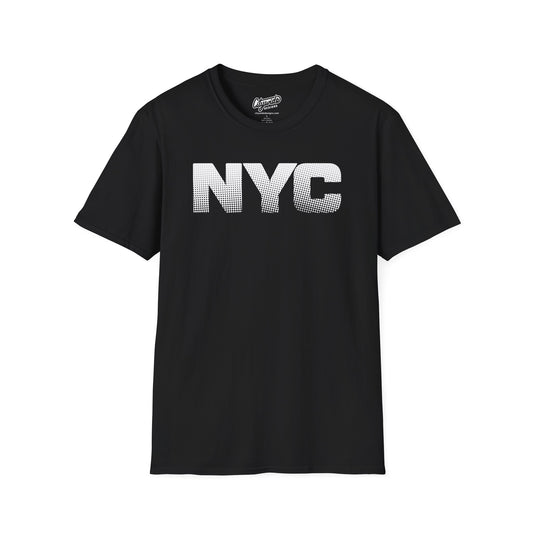 NYC Pop Art Graphic Tee Design Using Halftone Effect