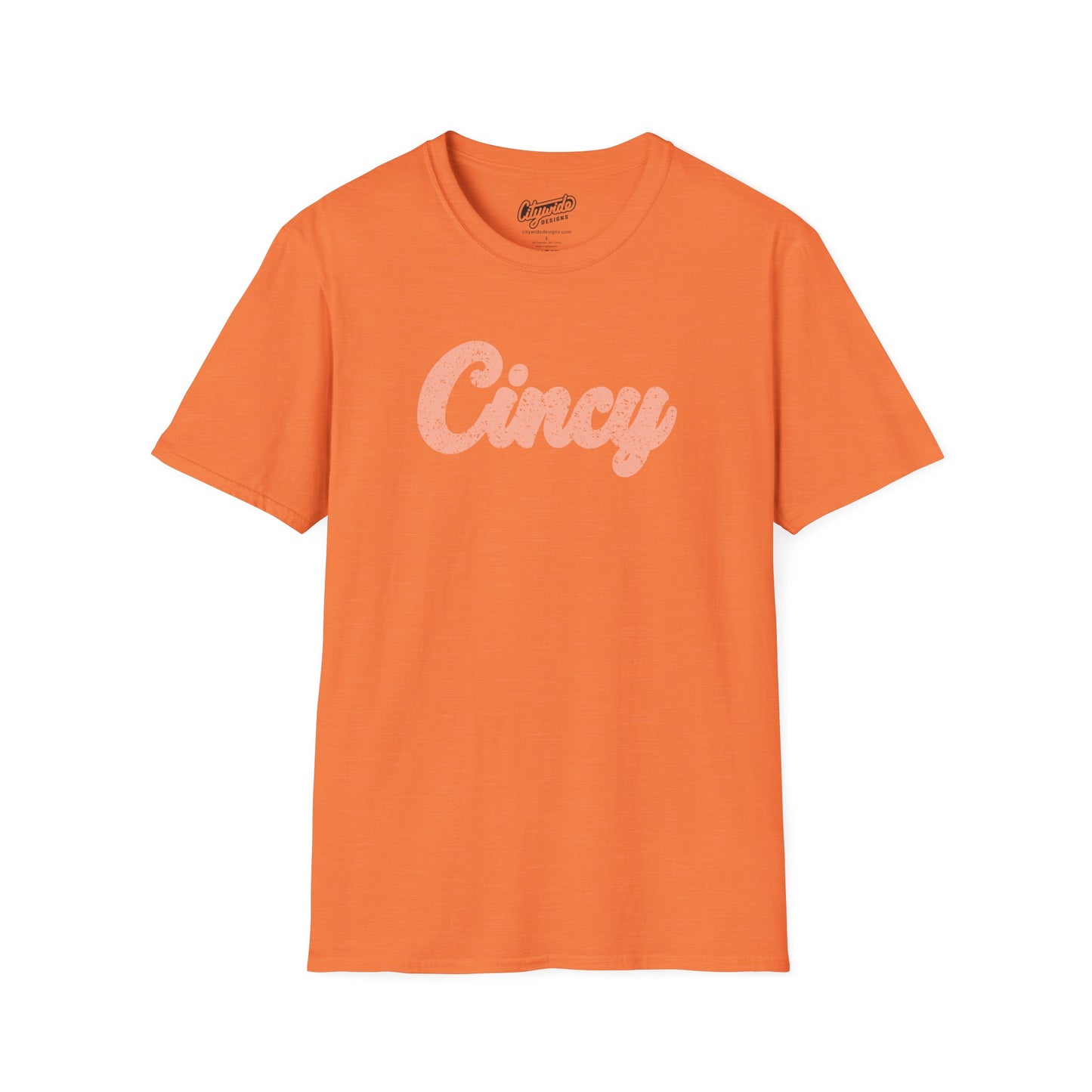 Cincy Grunge Tee – Ghosted White Cincinnati Style Shirt