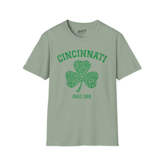 Cincinnati Shamrock T-Shirt – Big Shamrock of Tiny Shamrocks