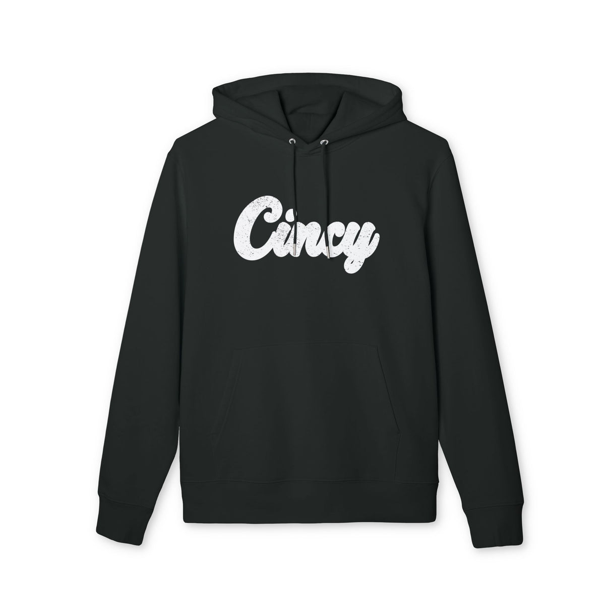 Cincy Script Hoodie — Minimal Pullover Sweatshirt