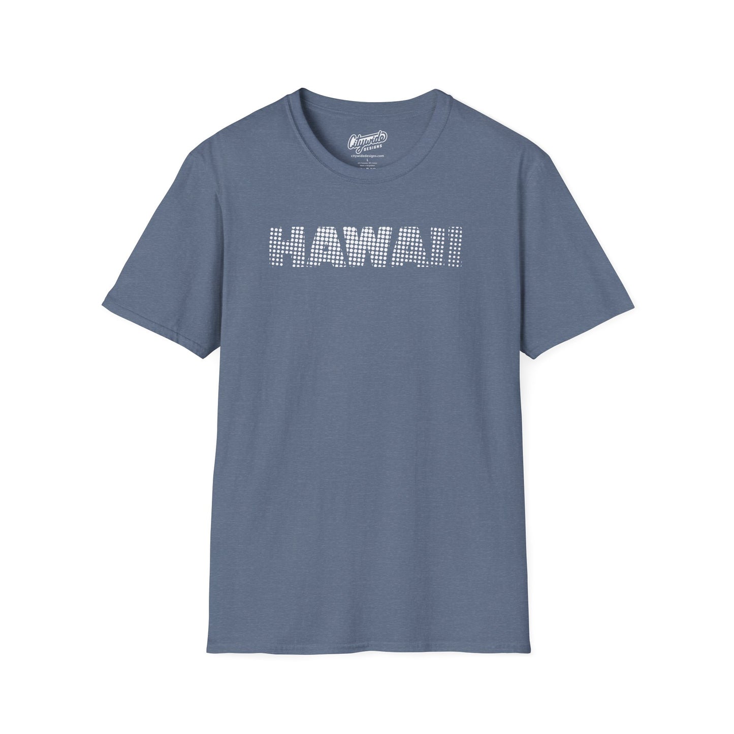 Hawaii Halftone Dots, Pop Art Graphic T-Shirt Design
