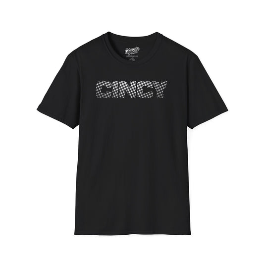 CINCY Created From Hafltone Dots Design 3, Pop Art Graphic Tee