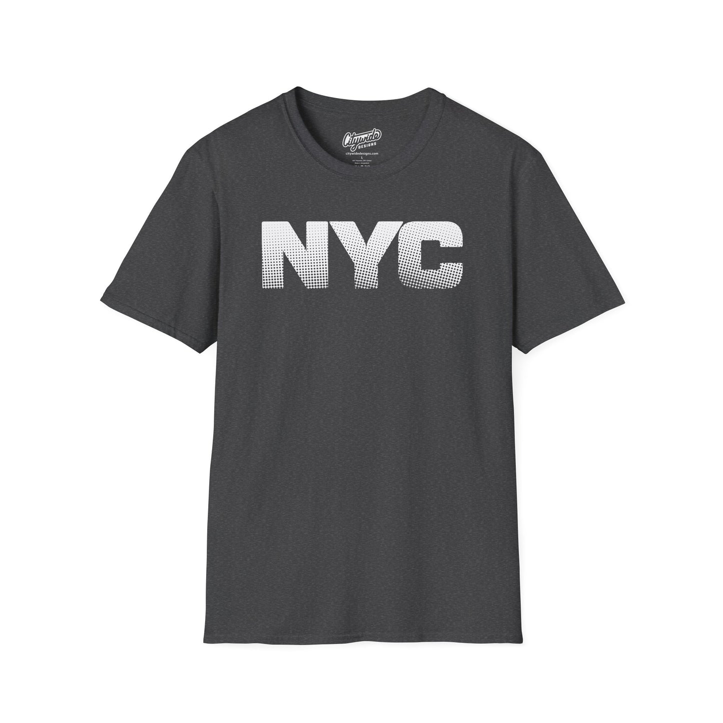 NYC Pop Art Graphic Tee Design Using Halftone Effect