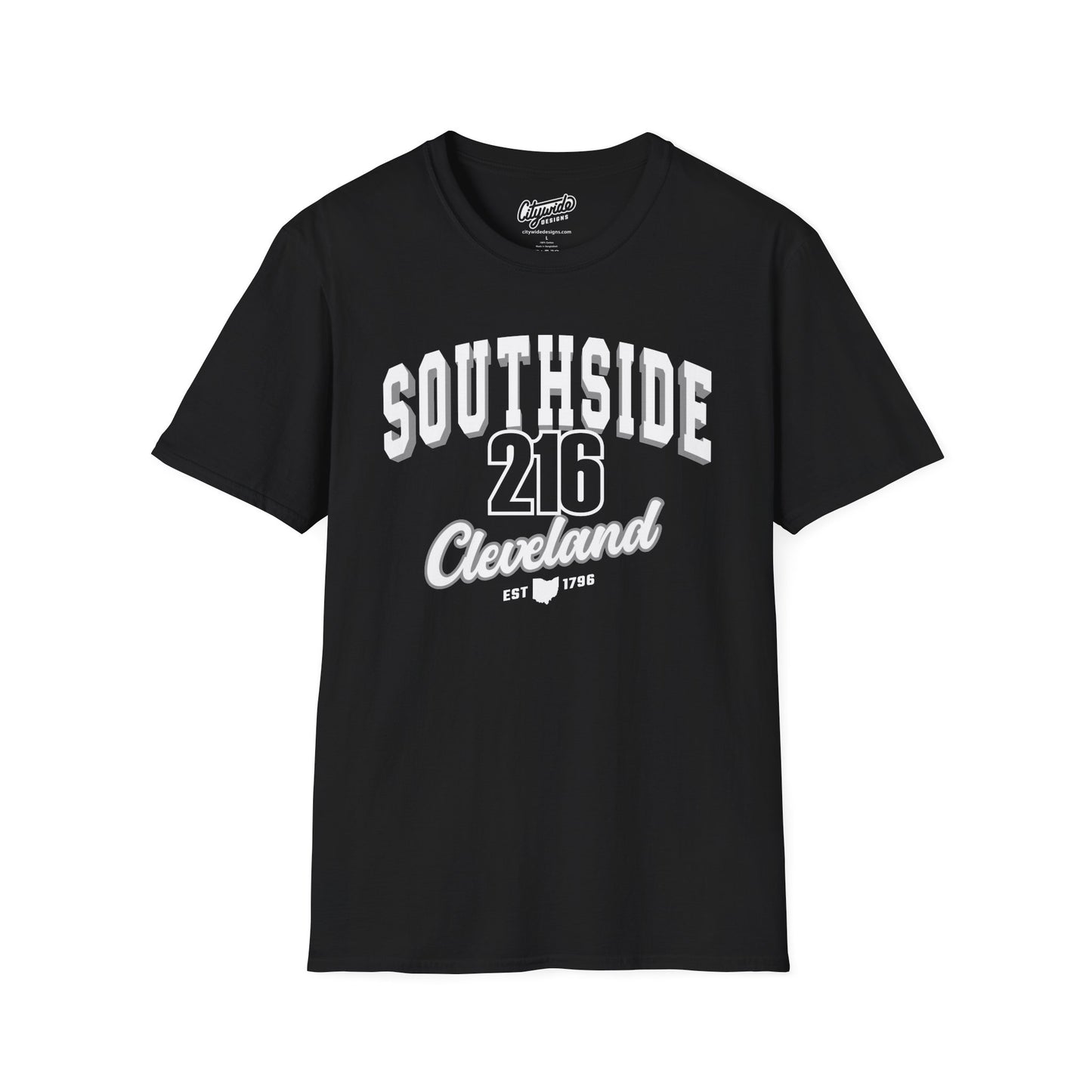 216 Area Code T-Shirt – Cleveland Southside Style Tee
